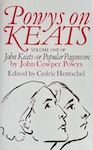 JCP on Keats: cover