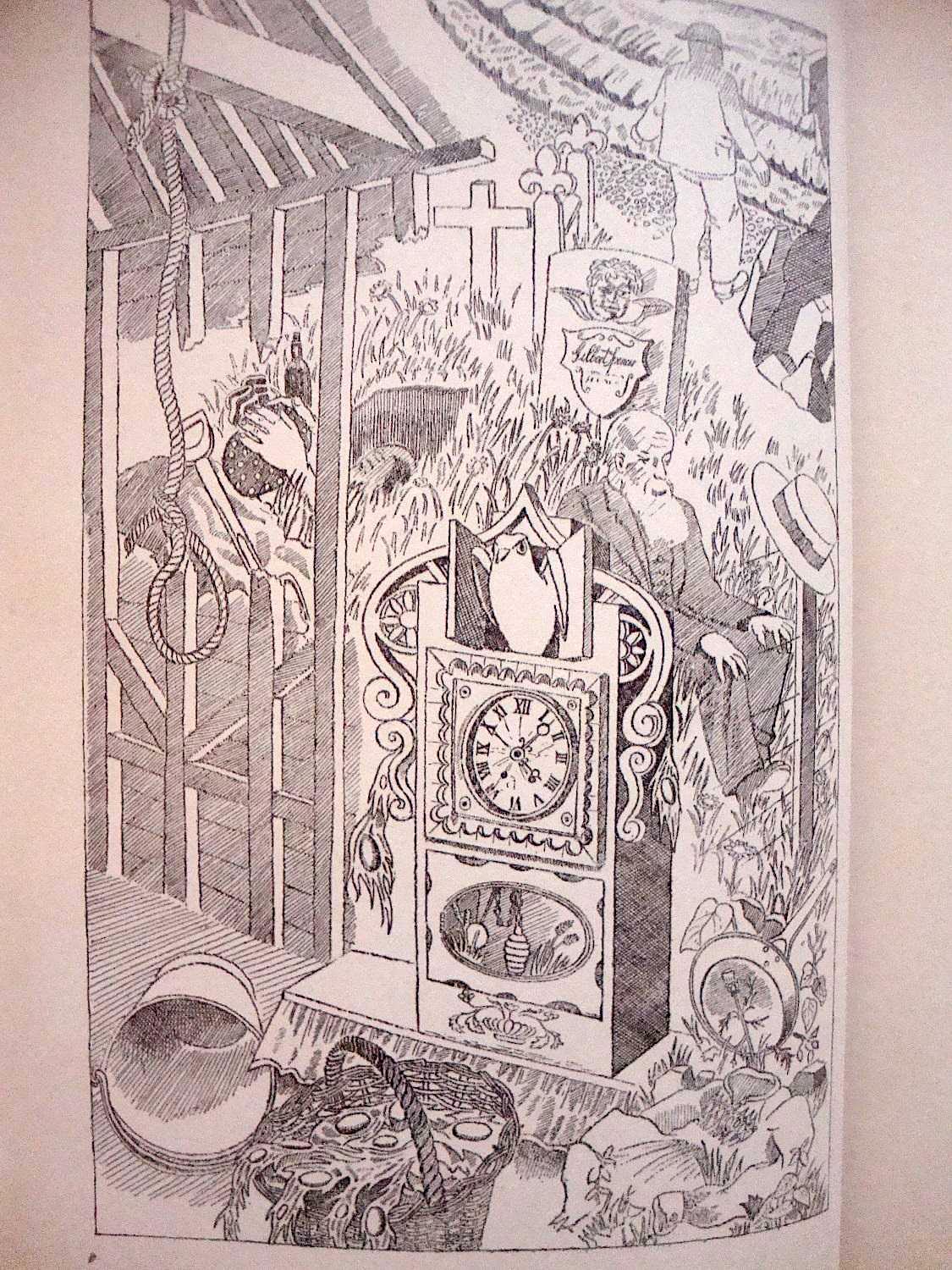 Frontispiece to Fables by Gilbert Spencer